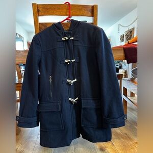 Banana Republic Navy Blue Wool Coat Jacket